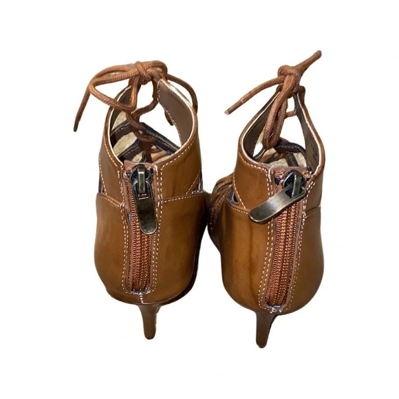 Chinese Laundry Z Lady Day Peep Toe Sugar Brown Heels Size 6.5 - Picture 5 of 6